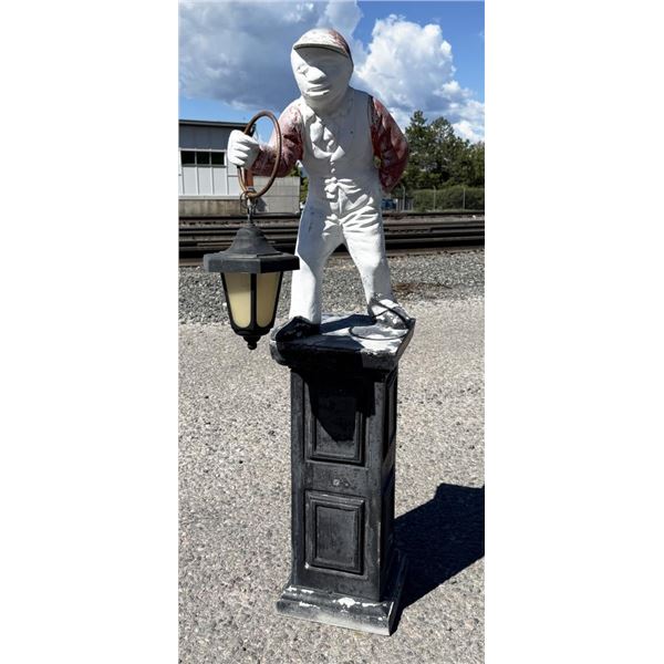 Cast Aluminum Lawn Jockey