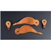 Image 1 : BC Buckaroo Dovewing Cowboy Spur Straps