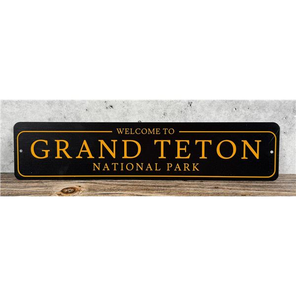 Grand Teton National Park Door Banner Sign