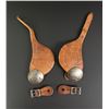 Image 1 : Montana Cowboy Leather Spur Straps