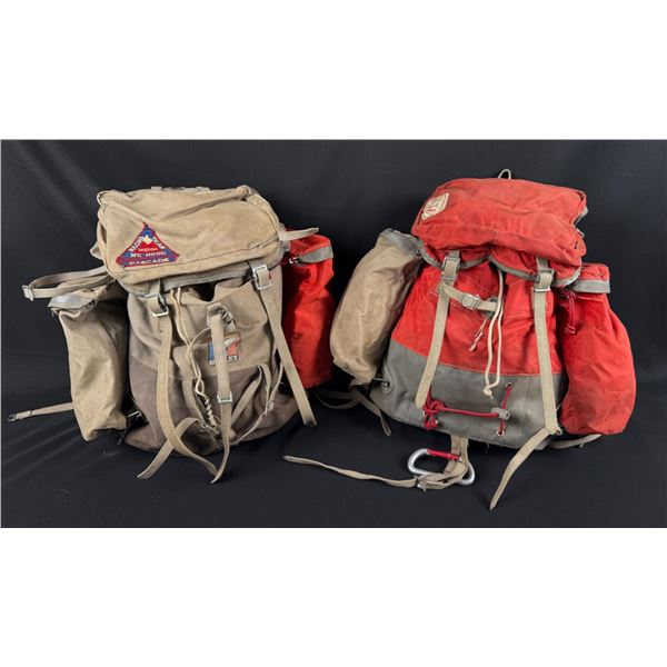 Pair of Vintage Mountaineering Backpacks