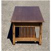 Image 6 : Stickley Mission Oak 3 Drawer Spindle Coffee Table