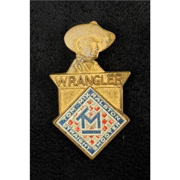 1938 Tom Mix Wrangler Ralston Cereal Badge