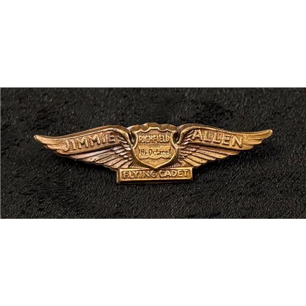 1933 Jimmie Allen Richfield Oil Advertising Pin