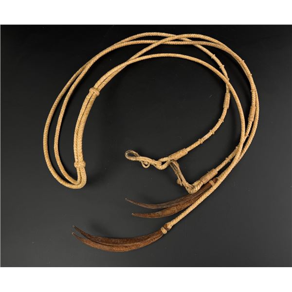 Braided Leather Rawhide Reins