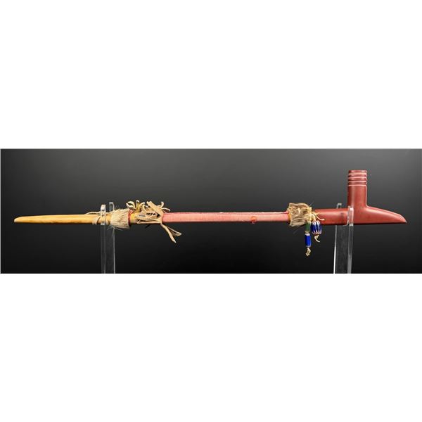 Native American Indian Pipestone Peace Pipe
