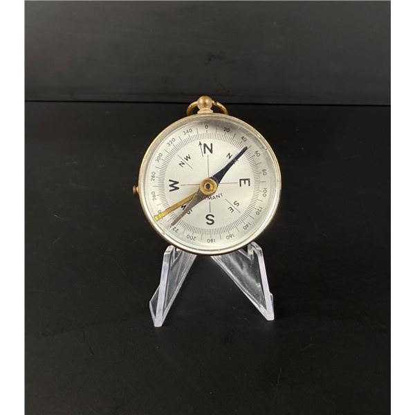 German Brass Pocket Compass