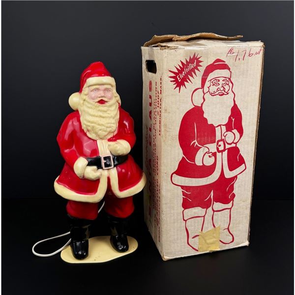 1960s Union Products Blow Mold Santa