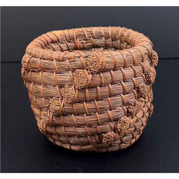 Papago Native American Indian Pine Needle Basket