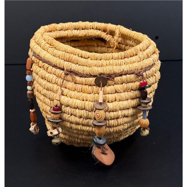 Northwest Coast Indian Charm Basket