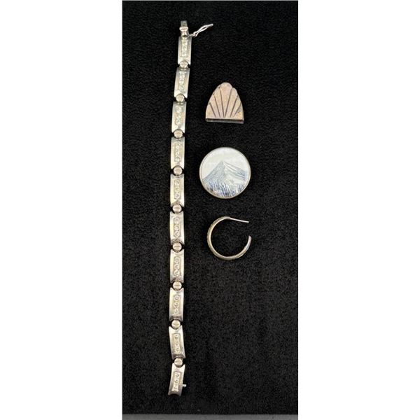 Group of Sterling Silver Jewelry