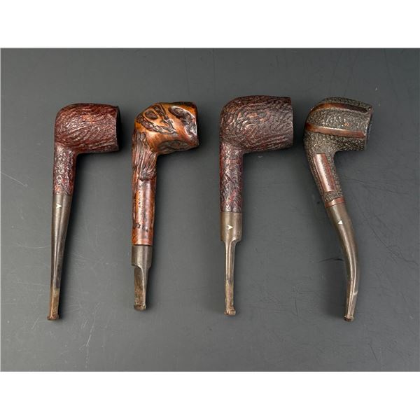 Collection of Estate Wood Tobacco Pipes