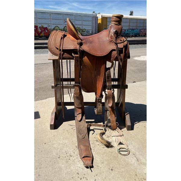 Matt Plumlee Bend Oregon Cowboy Saddle
