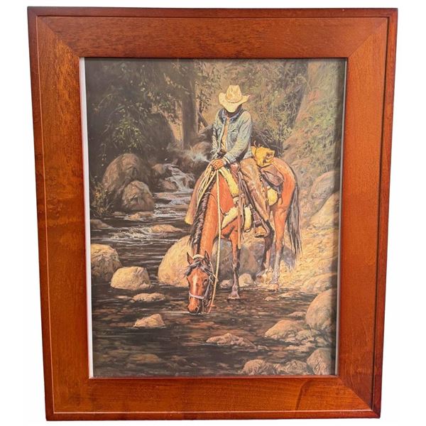 Harold Lyon Midday Break Cowboy Print