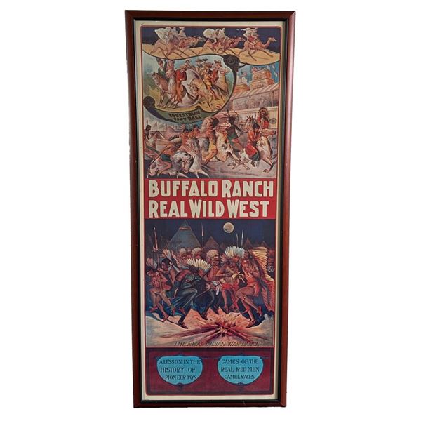 Buffalo Ranch Real Wild West Poster