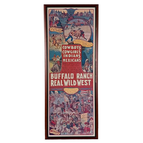 Buffalo Ranch Real Wild West Poster