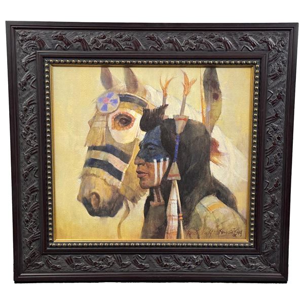 Kenneth Riley As One Giclee Print on Canvas