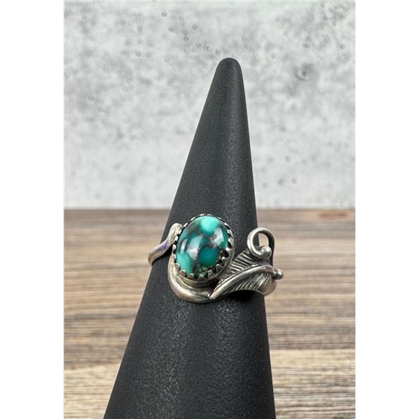 Navajo Sterling Silver Turquoise Ring