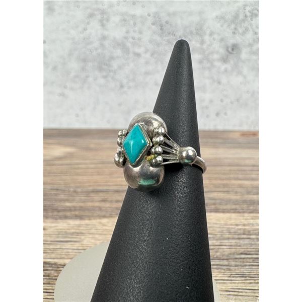 Nelson Craig Navajo Sterling Turquoise Ring
