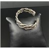 Image 2 : Navajo Sterling Silver Double Knot Bracelet