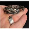 Image 3 : Navajo Sterling Silver Double Knot Bracelet