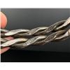 Image 5 : Navajo Sterling Silver Double Knot Bracelet