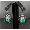 Image 1 : Navajo Sterling Silver Turquoise Earrings