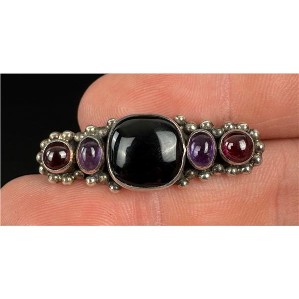 Janice Girardi JGD Onyx Brooch