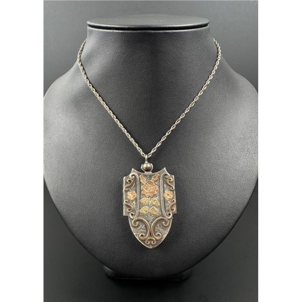 Victorian Sterling Silver Aesthetic Locket