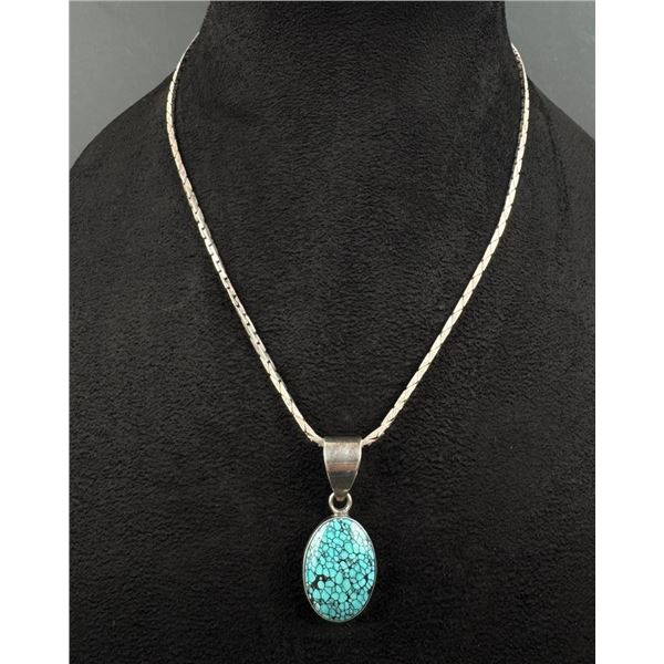 Derek McKay Duncan Sterling Turquoise Necklace