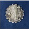 Image 2 : Zuni Inlaid Sterling Silver Sunface Belt Buckle