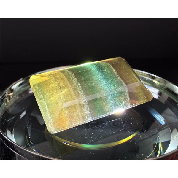 70ct Faceted Fluorite Gemstone