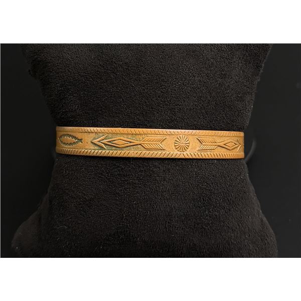Navajo Bell Trading Copper Bracelet