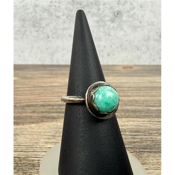 Navajo Sterling Silver Turquoise Ring
