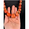 Image 2 : Chinese Red Branch Coral Graduated Necklace