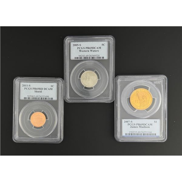Group of PCGS Graded Coins