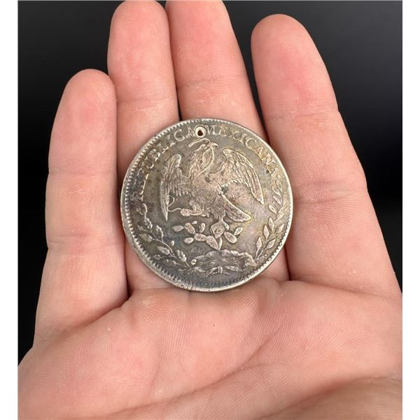 1845 Mexican 8 Reales Silver Coin
