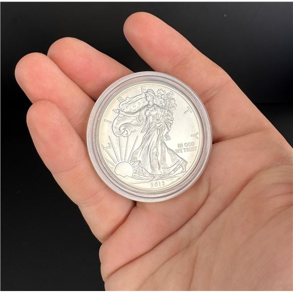 2012 W Silver Eagle Silver Dollar Proof Coin