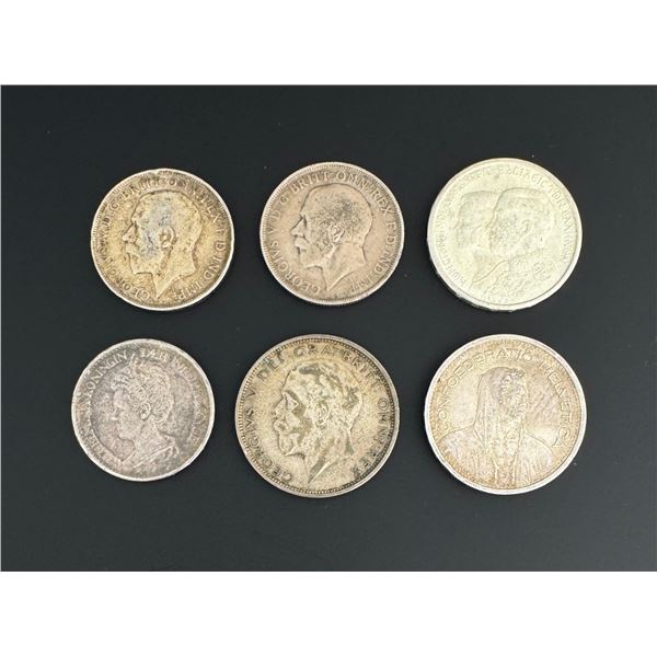 Group of Foreign Coins with Silver Content
