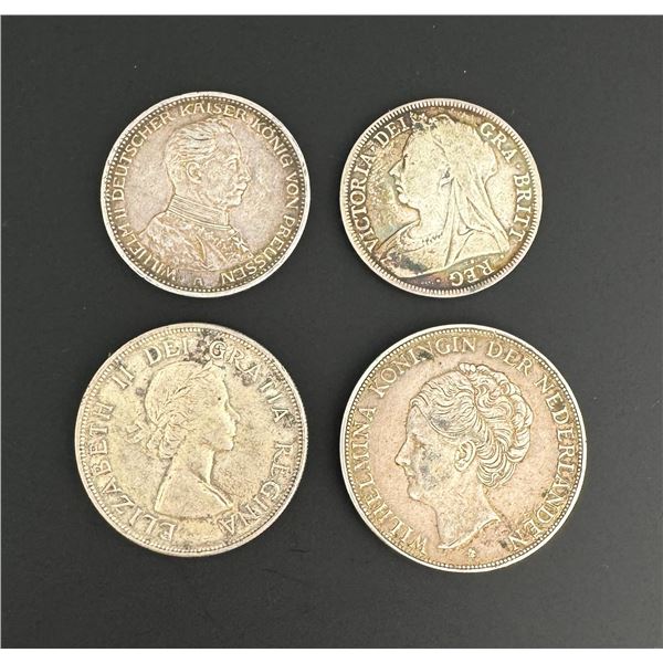 Group of Foreign Coins with Silver Content