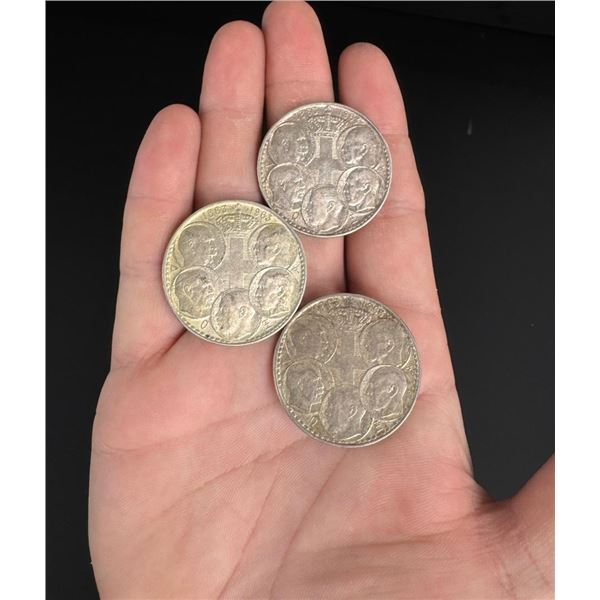 1963 Greek 30 Drachma Silver Coins