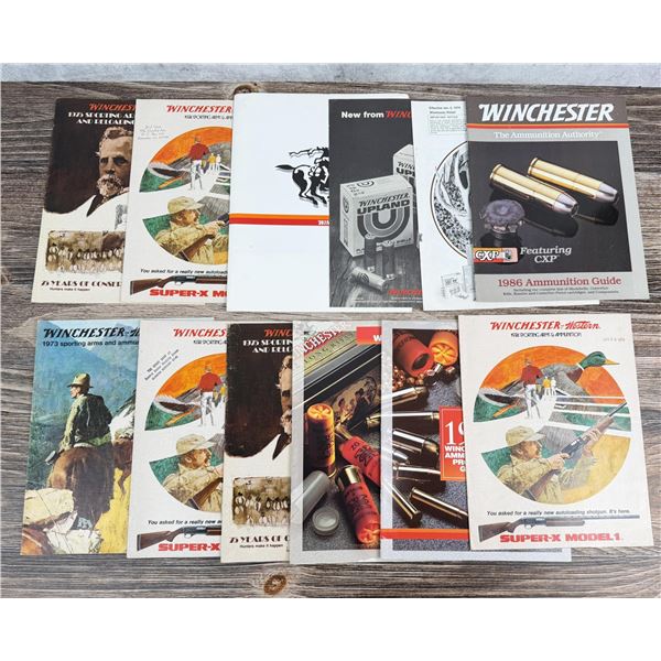 Collection of Winchester Ammunition Catalogs