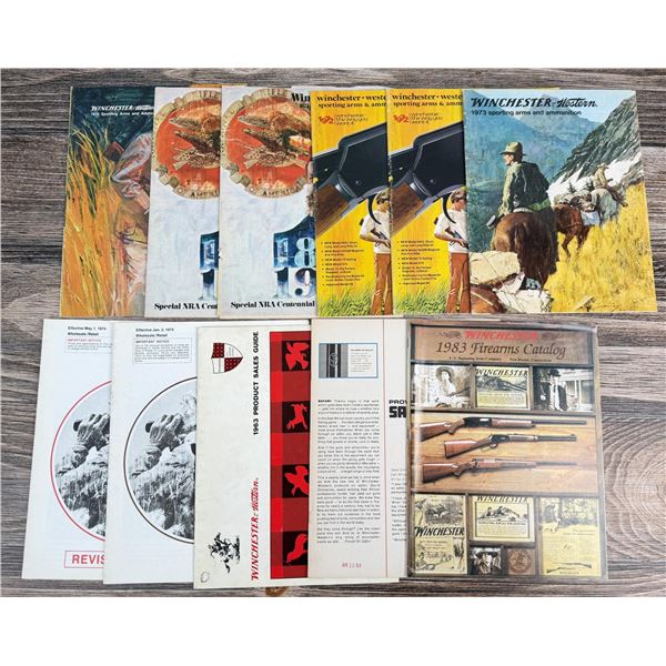 Collection of Winchester Firearms Catalogs