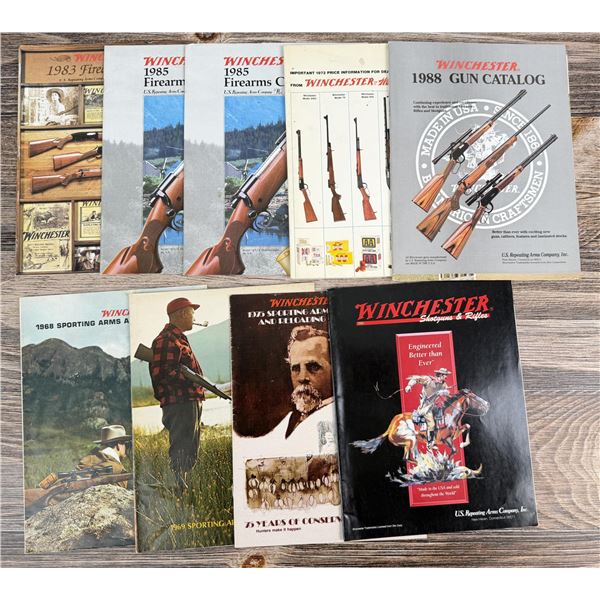 Collection of Winchester Firearms Catalogs