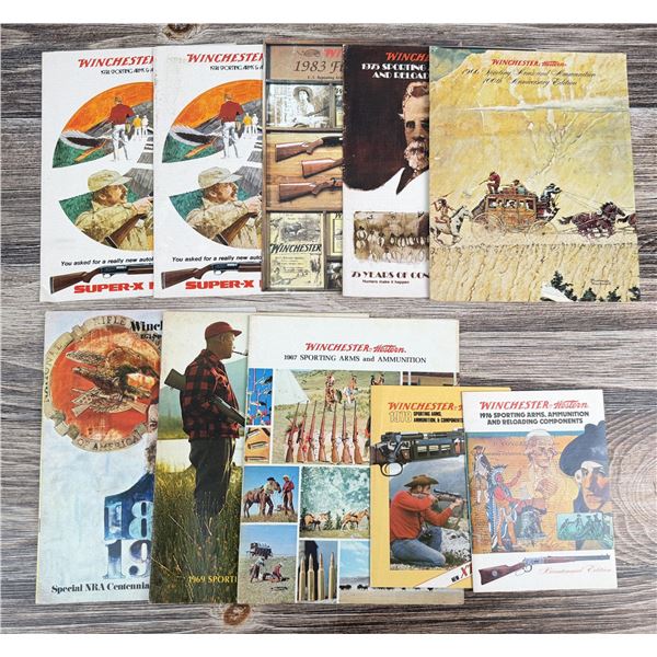 Collection of Winchester Firearms Catalogs