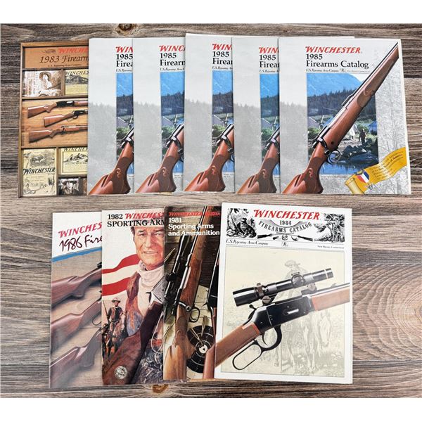 Collection of Winchester Firearms Catalogs