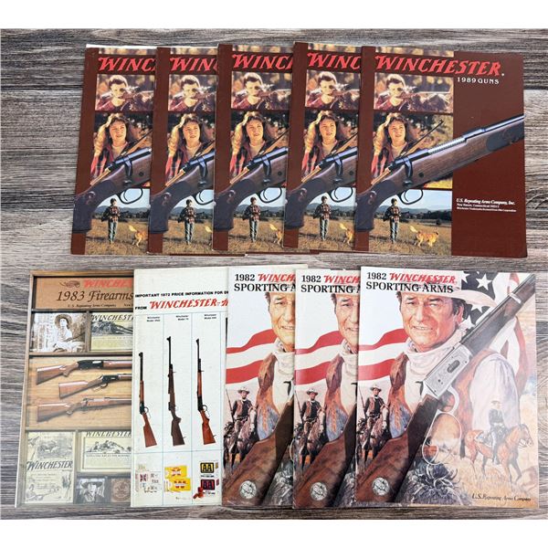 Collection of Winchester Firearms Catalogs