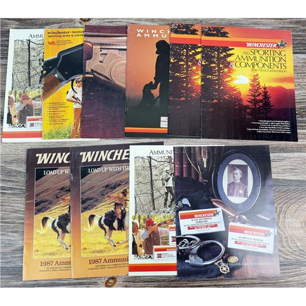 Collection of Winchester Firearms Catalogs