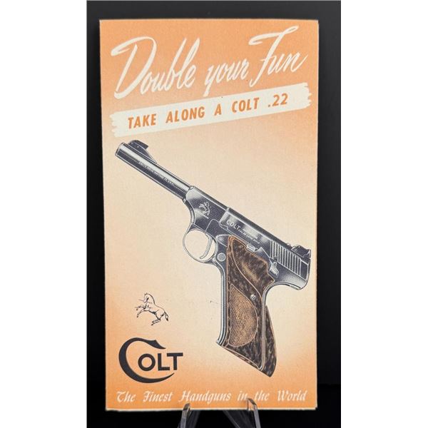Colt Double Your Fun .22 Pistol Booklet