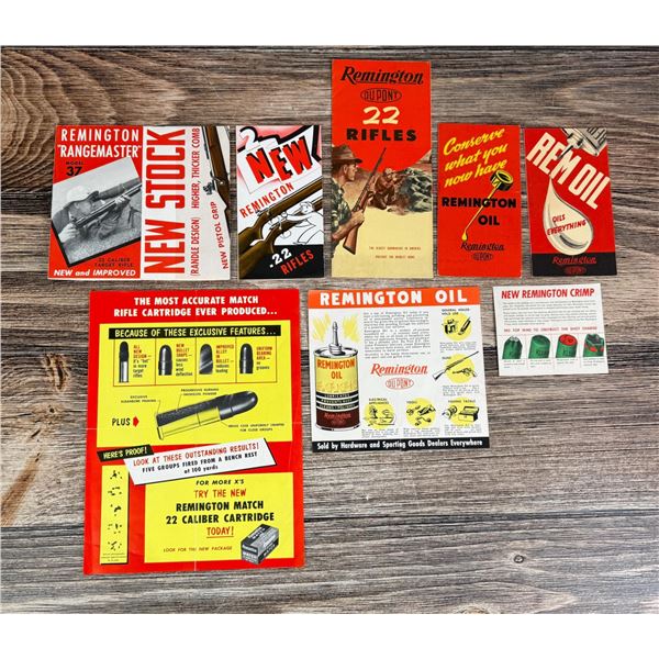 Collection of Remington Rifle Booklets